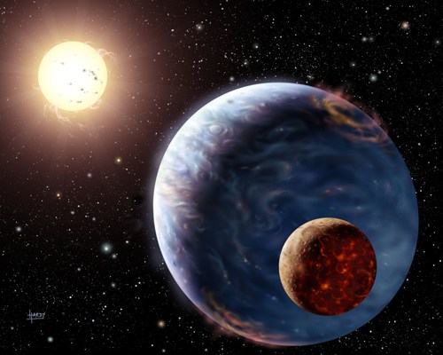 Относительные размеры планет и звезд